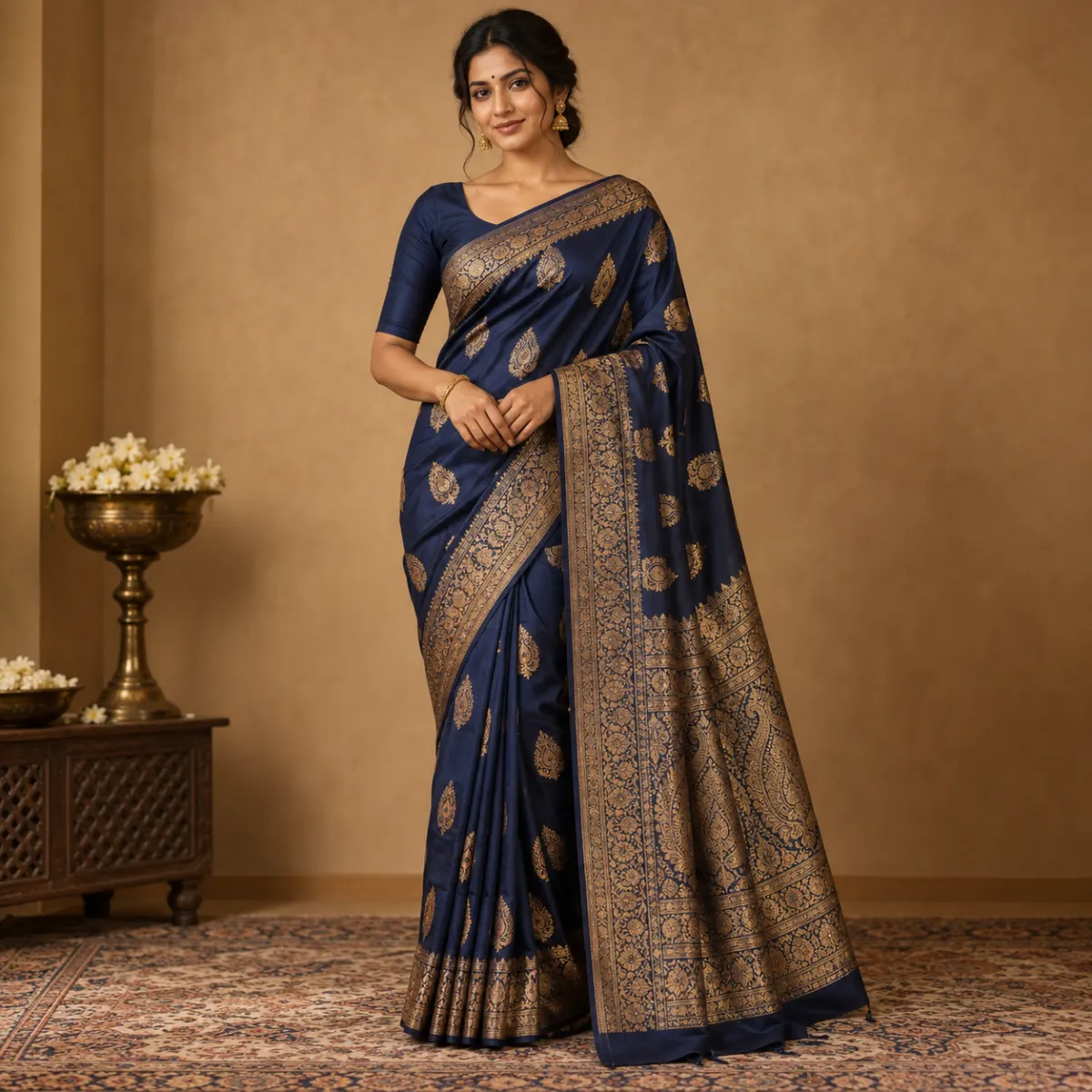 Benarasi Katan Saree