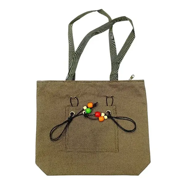 Olive Canvas Tote