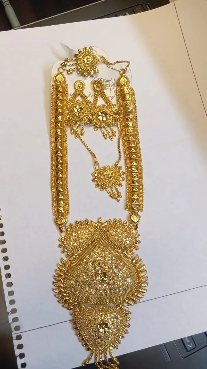Gold Bridal Necklace Set
